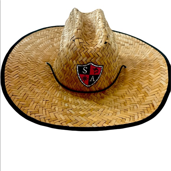 Salt Armour Under Brim Straw Hat Pink 